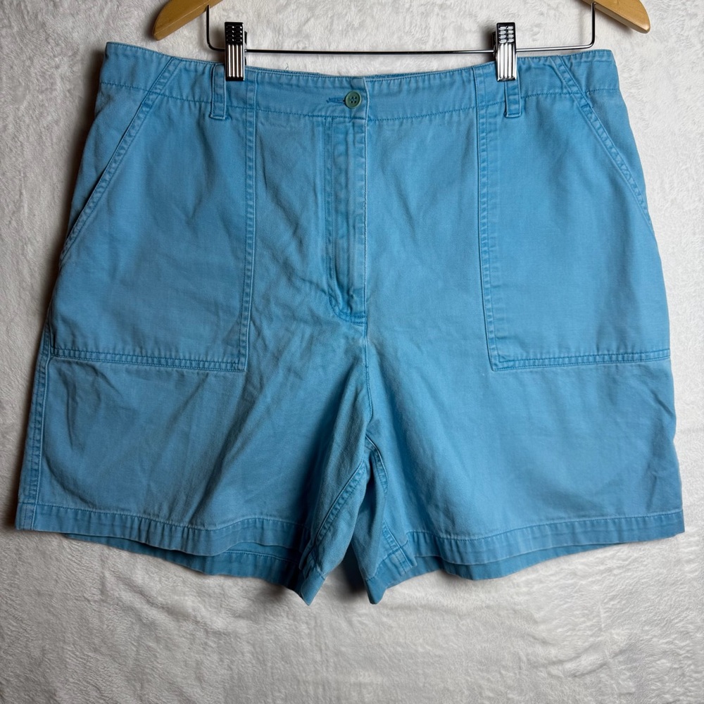 Jones New York Sky Blue Women's Shorts, Coastal Classic, Everyday, Size 16